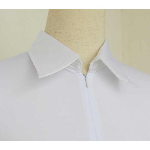 Boy's Latin Dance Shirt Classical Latin Ballroom Dancing white Colors 110-160cm Wholesale waltz shirt chacha